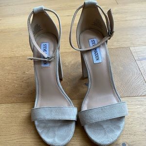 Steve Madden Taupe, sz 7 heels